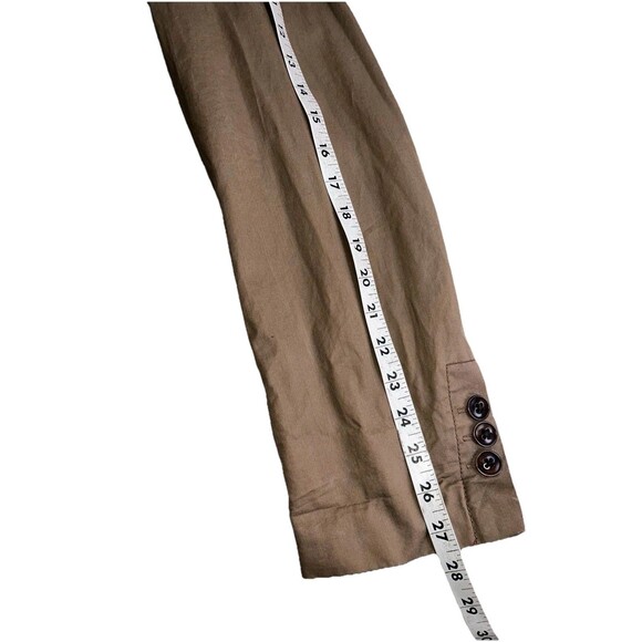 Hugo Boss Men Sz 46R Military Jacket Orange Label Cotton Canvas Sport Coat - Picture 13 of 15